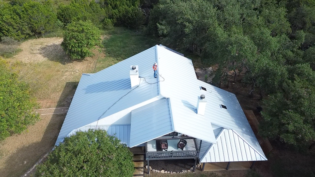 Standing Seam Metal Roofing Project