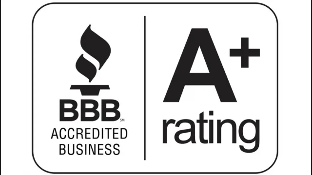 BBB Accredited Business — A+ Rating