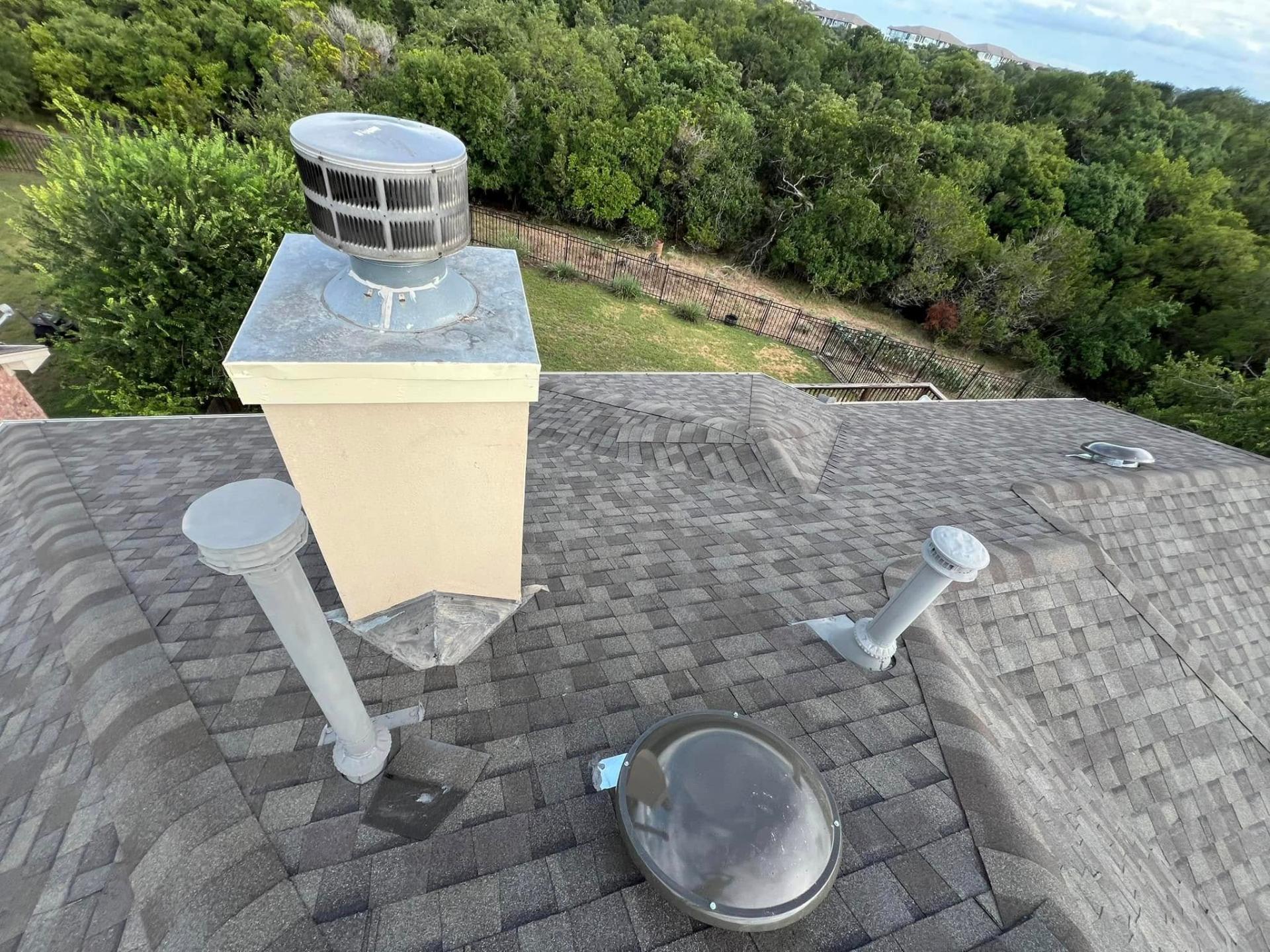 Chimney & Vent Flashing Detail