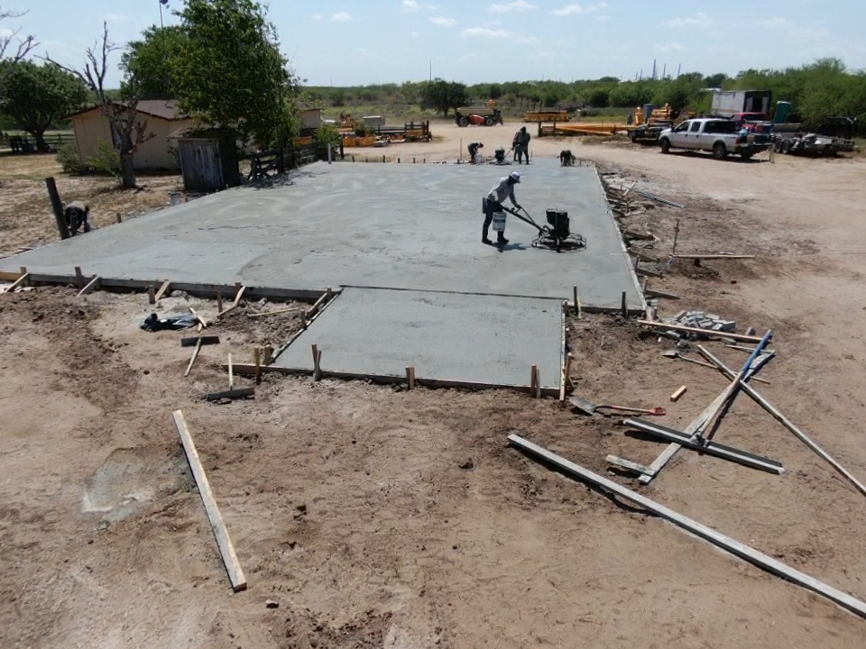 Large Ranch Foundation Slab